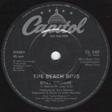 Beach Boys On 45 Uk Capitol 1981 Now