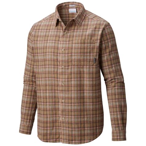 Columbia Mens Boulder Ridge Long Sleeve Flannel Shirt Bobs Stores