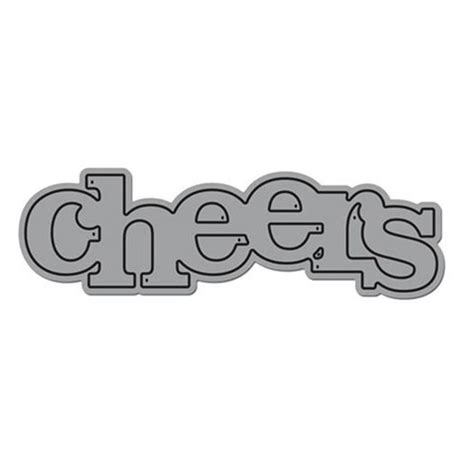 Letter Cheers Cutting Dies Embossing Stencil For Diy Scrapbooking Craft