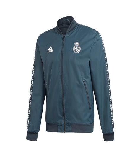 adidas real madrid anthem jacket jacke blau blau