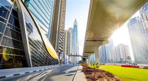 Dubai City Center Skyline Stock Photo Image Of Landscape 179623902