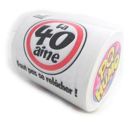 Quelle animation pour un anniversaire 40 ans ? Rouleau WC "40 ans" - Achat / Vente papier toilette ...