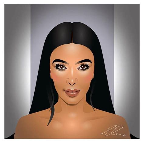 kim kardashian fan art fan art art illustration