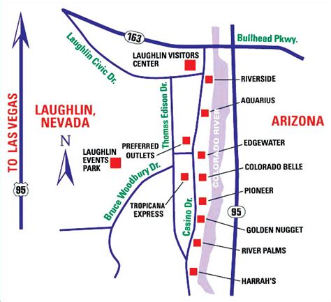 Laughlin Map Map Of Laughlin Why Laughlin Nevada