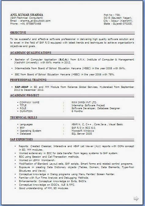 Diligent university student who has never failed to meet a project deadline during four years at texas a&m. Resume Format: Resume Format Download For Bca