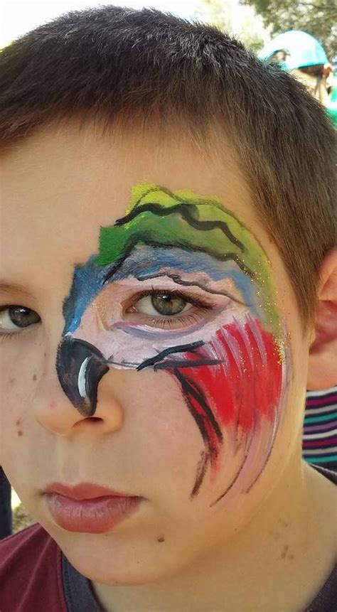 Pin On Bird Face Paint