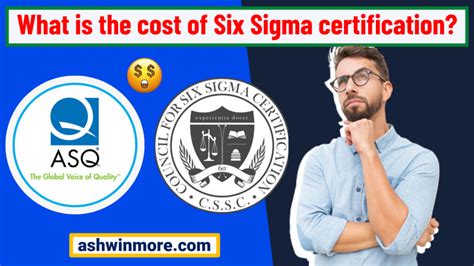 What Is The Cost Of Six Sigma Certification