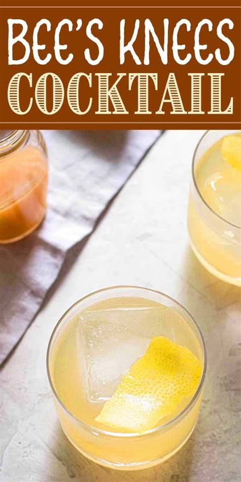 The cocktail is called the bee's knees, a cute name and a popular phrase during the 1920s. Bee's Knees Cocktail | Recipe | Bees knees cocktail, Bees ...