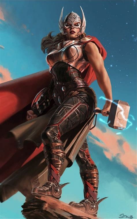 Lady Thor Jane Foster By John Staub Marvel