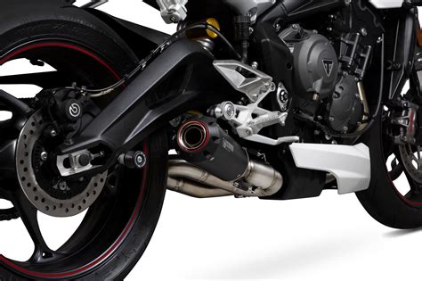 Scorpion Red Power Exhaust Triumph Street Triple 765 S R And Rs