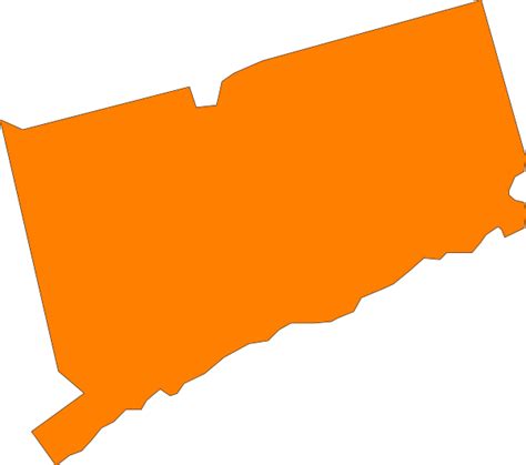 Connecticut State Orange Clip Art at Clker.com - vector clip art online ...