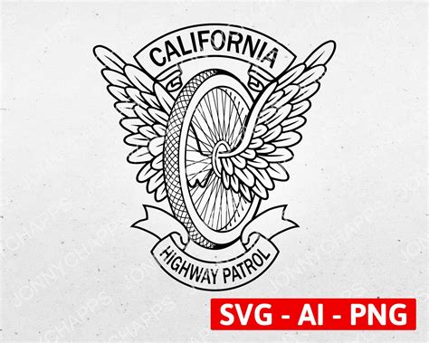 California Highway Patrol Chp Motorcycle Motorman Wings Badge Etsy
