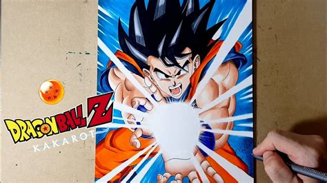 Drawing Goku Kamehameha Dragon Ball Z Clayton Artes Youtube