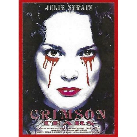 julie strain 1996 comic images queen of the b movies card 68 crimson tears star on ebid united