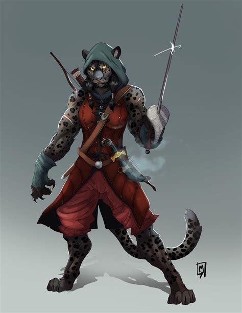 Pin By Kevin Morrell On Catfolk Cat Character Dungeons And Dragons
