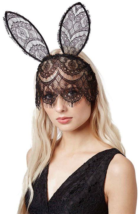Bunny Easy Halloween Costumes Ear Headbands Lace Bunny Ears