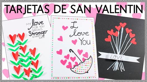 Tarjetas De San Valentin Diy ️ 💌 Videos En Internet Diy