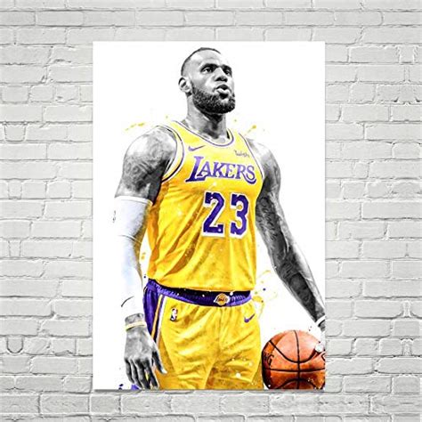 Buy Lebron James Art Print Lebron James Los Angeles Lakers Nba