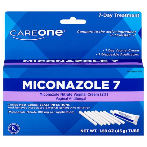 Save On Careone Miconazole 7 Vaginal Antifungal 7 Day Treatment Order