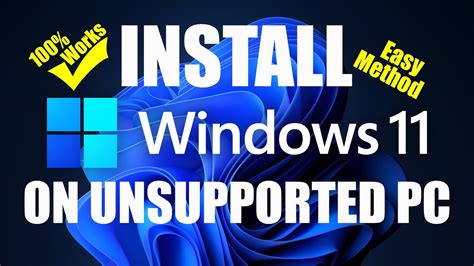 How To Install Windows 11 On Unsupported Pc Youtube