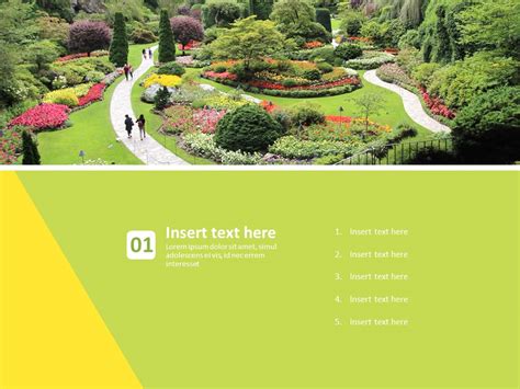 Garden Landscaping Free Powerpoint Templates Design
