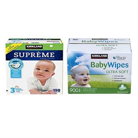 Buy Kirkland Signature Supreme Diapers And Baby Wipes Bundle Includes