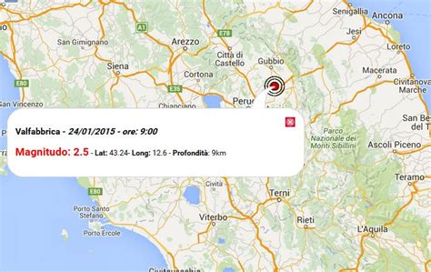 Oggi pomeriggio, più o meno all'ora del pranzo, c'è stata una terremoto a norcia: Terremoto Oggi Italia, 25 Gennaio 2016: ieri scossa M 2.5 ...