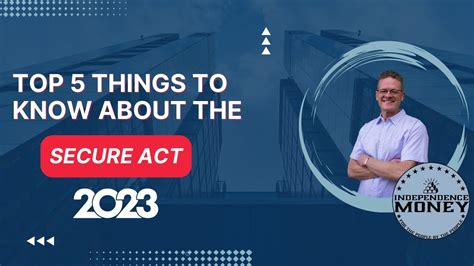 Top 5 Things To Know About The Secure Act 2023 Inflation Protection
