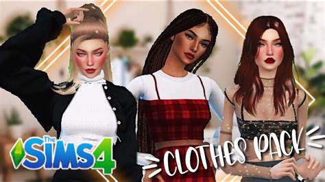 Clothes Pack Pack De Roupas 02 The Sims 4 Youtube