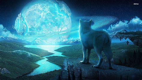 Wolf Moon Wallpapers Top Free Wolf Moon Backgrounds Wallpaperaccess