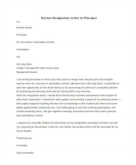 Jul 01, 2021 · most teachers use email, which can make correspondence easier and faster, but you can also write a traditional note or letter as well. 40+ Resignation Letter Example | Free & Premium Templates