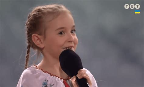Watch Ukrainian Girl Who Sang Let It Go In Bomb Shelter Sings In Packed Polish Stadium