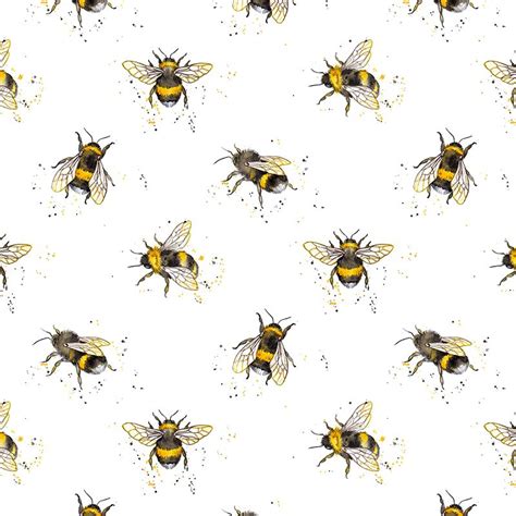 Bee Pattern Wallpaper Backgrounds Cute Wallpapers Bee Drawing Bee