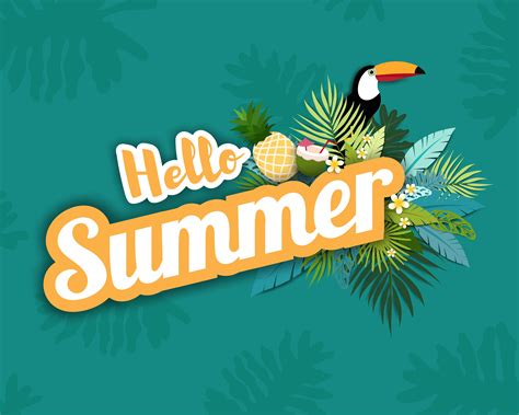 Beautiful Summer Banner And Poster Card 680813 Vector Art At Vecteezy