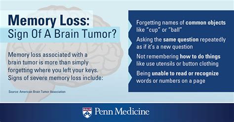 5 Signs Of A Brain Tumor That Might Take You By Surprise Penn Medicine