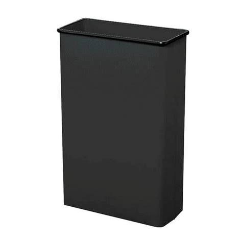 Tall Rectangular Wastebasket In Black Set Of 3