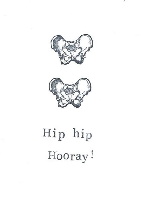 Hip Hip Hooray Card Funny Skeleton Happy Halloween Medical School