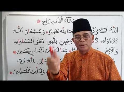 Tarawih dalam bahasa arab yaitut bentuk jama' dari تَرْوِيْحَةٌ yang diartikan sebagai waktu. DOA IFTITAH - Di dalam Solat 2018/4 - YouTube | Youtube, Doa