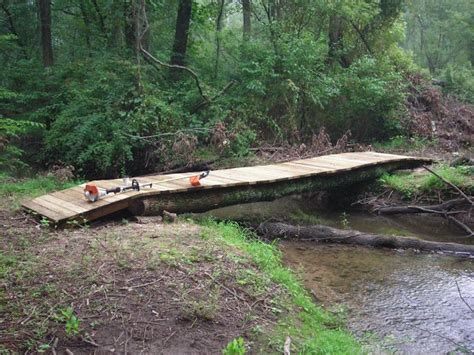 How To Build A 30 Foot Bridge Over A Creek Encycloall