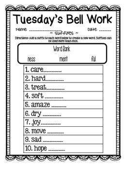 4th Grade ELA Morning Work/Bell Work: WHOLE month! NOVEMBER Themed