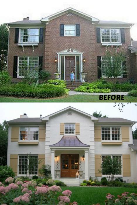 20 Home Exterior Makeover Before And After Ideas