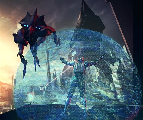 Mass Effect 3 Liara Biotic Field By Nasirhatfield On Deviantart