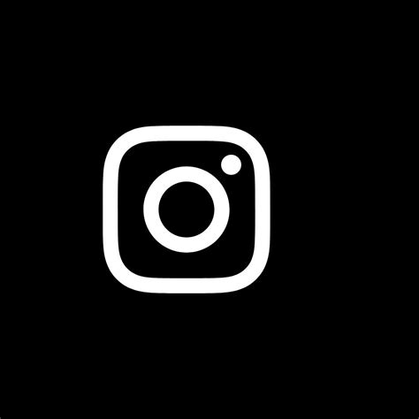 Instagram App Icon Fond Décran Coloré Fond Ecran Noir Image Noir