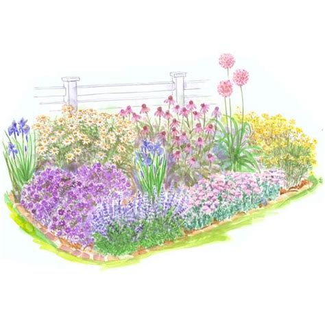 Fairy lights, like these solar powered fairy lights from cox & cox are so easy to style in all types of garden space, big and small. 15 No-Fuss Garden Plans Filled With Plants That Thrive in Full Sun | Small garden plans, Garden ...