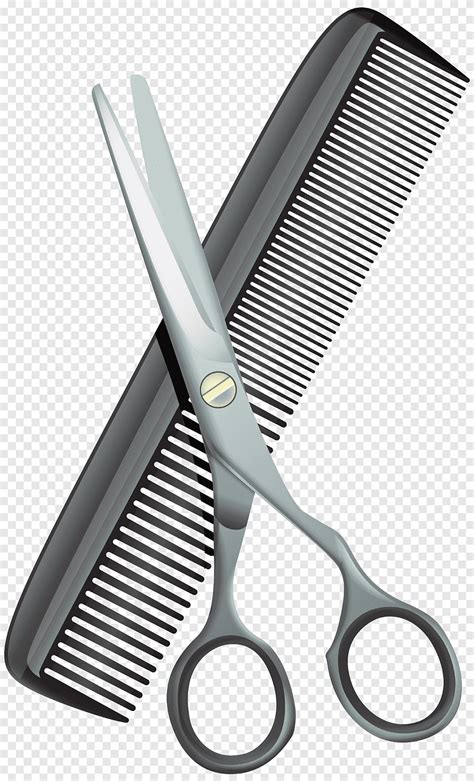 Scissors And Comb Illustration Comb Scissors Hair Cutting Shears Comb