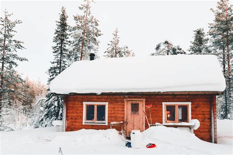 Photo Of House Covered With Snow · Free Stock Photo