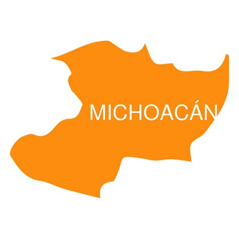 Mapa Del Estado De Michoacán De Ocampa Descargar Pngsvg Transparente