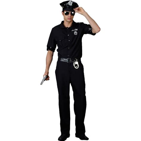 The Mens New York Cop Costume Includes Shirt Police Man Fancy Dress Police Fancy Dress