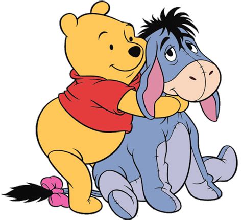 Pooh Hugs Eeyore Awww Winnie The Pooh Pictures Winnie The Pooh