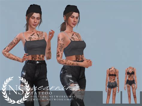 The Sims Resource Yearning Tattoo Networksims